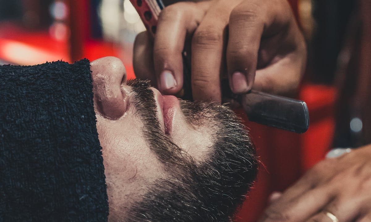 Haircut with Hot Towel Shave